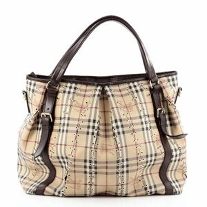 BURBERRY Lowry Haymarket XL Bag